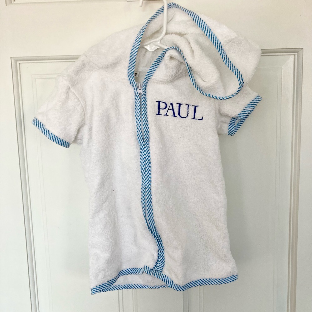 Swim coverup embroidered Paul